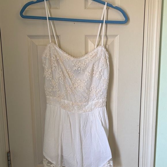 Kendall & Kylie Other - Kendall & Kylie Cream Lace Romper